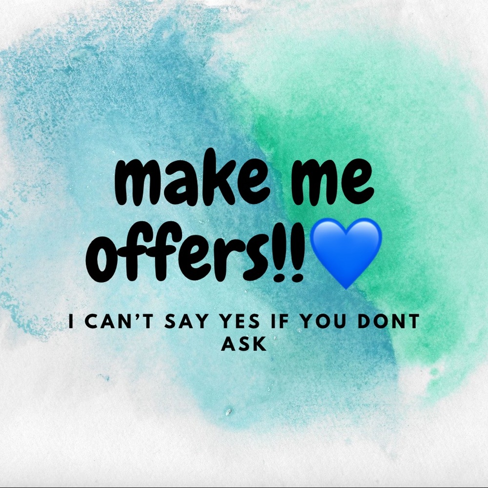 Make me offers!!❤️🧡💛💚💙💜